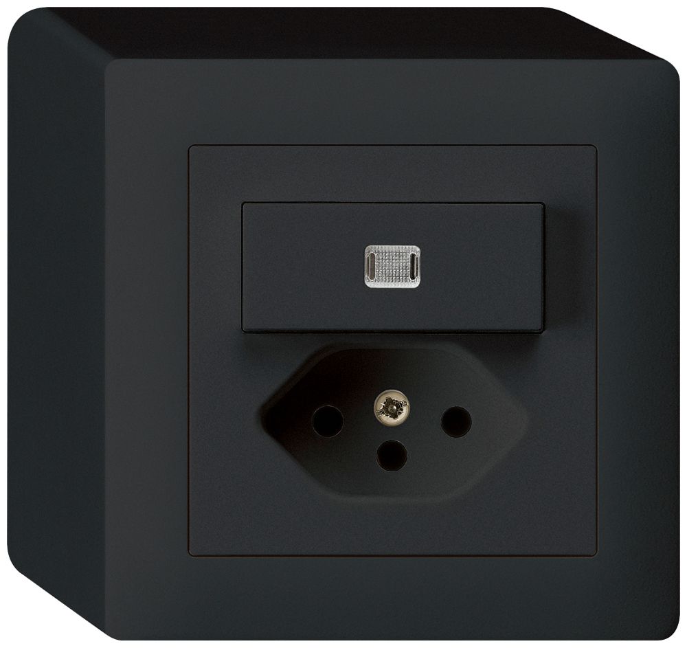 AP-Leuchtkombination AR/1L+T13 schwarz kallysto