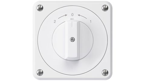 Schwenktaster mit Drehgriff