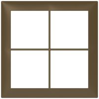 Abdeckrahmen SIDUS 2×2 Ti