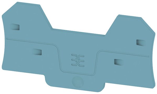 Abschlussplatte Weidmüller ALEP 4C 2.5mm² 77.6×40.5×2.1mm blau