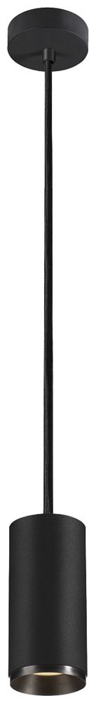 LED-Pendelleuchte SLV NUMINOS M DALI 20W 1935lm 2700K 36° Ø85×185mm schwarz