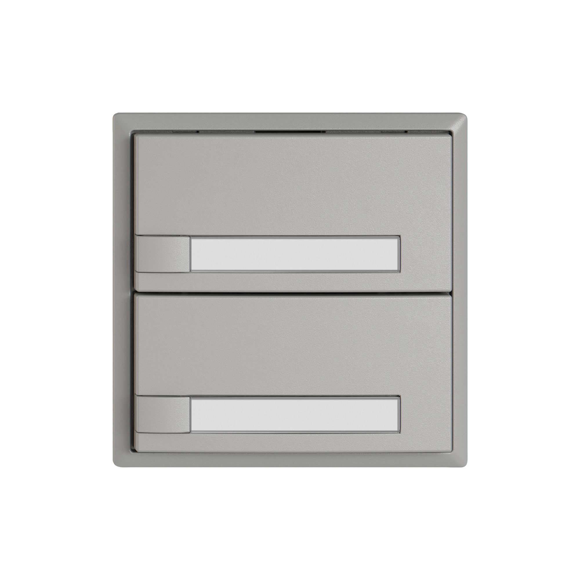 Pulsante KNX RGB EDIZIO.liv SNAPFIX® sensore temp.s.LED targ.2× com.1T grc