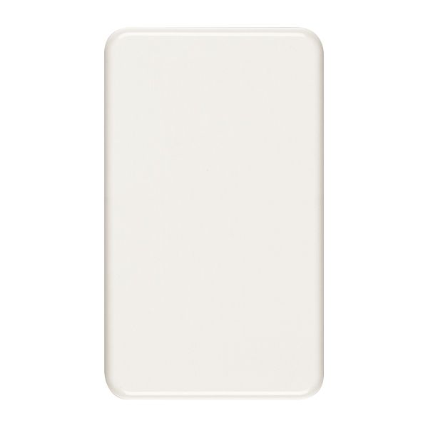 Abdeckplatte I-I ohne Bohrung weiss