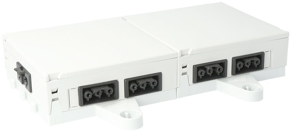 Boîtier AGRO, in: 2×3P H07V-U, out: 9×3P no, Wieland, gris