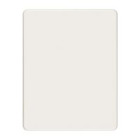 Placca di cop.3×4 266×206 bianco, senza ritaglio