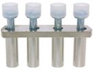 Connexion transversale Woertz 81536/4, 4L, pour série 30431/1, 30431/2, ...