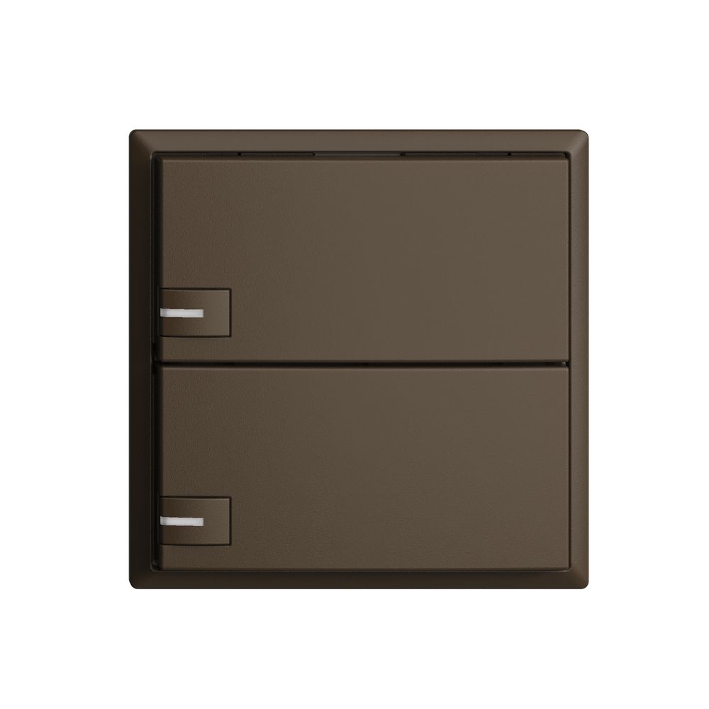 UP-Universaltaster 2×1T EDIZIOdue coffee mit LED