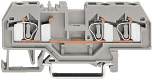 Borne de passage WAGO 4mm² gris