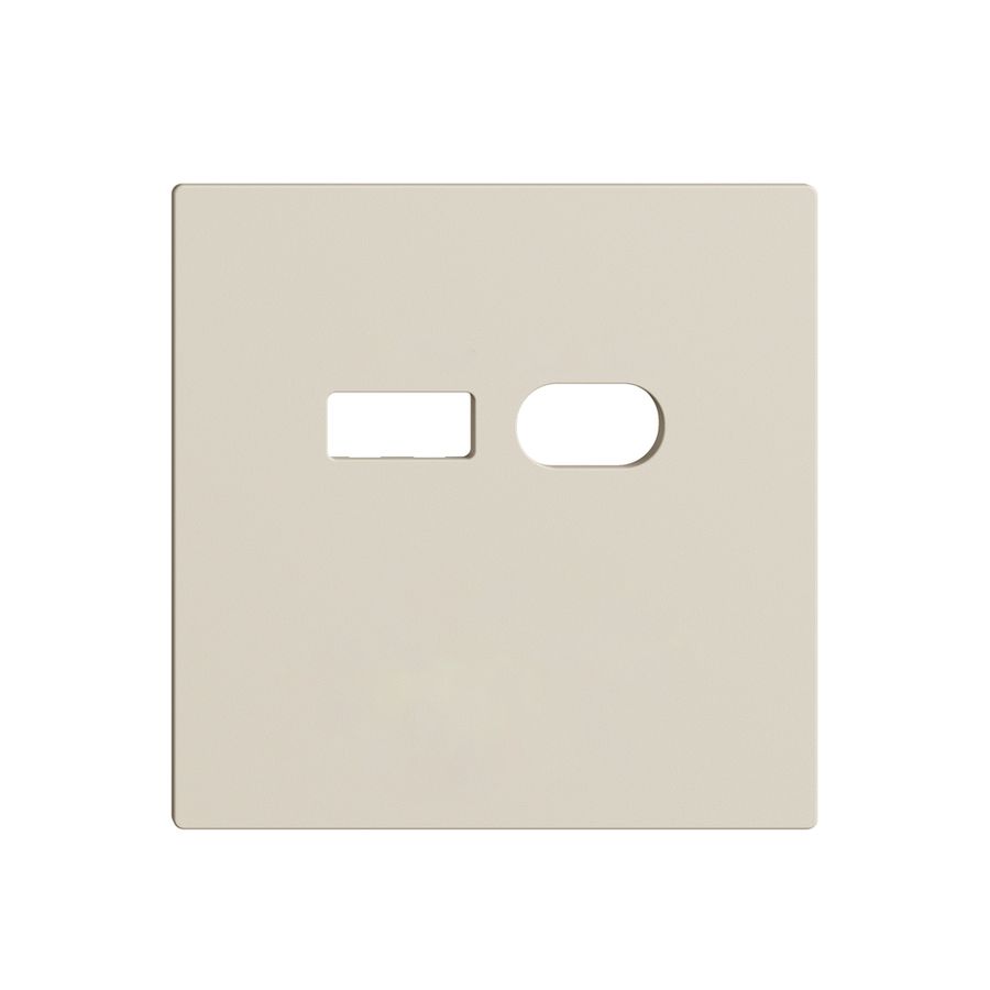 Montageset Feller EDIZIOdue für Steckdose USB 18W Typ A + Typ C crema