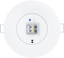 LED-Einbau-Notlichtleuchte Iris Fluchtweg Selbsttest E3 LiFePO4