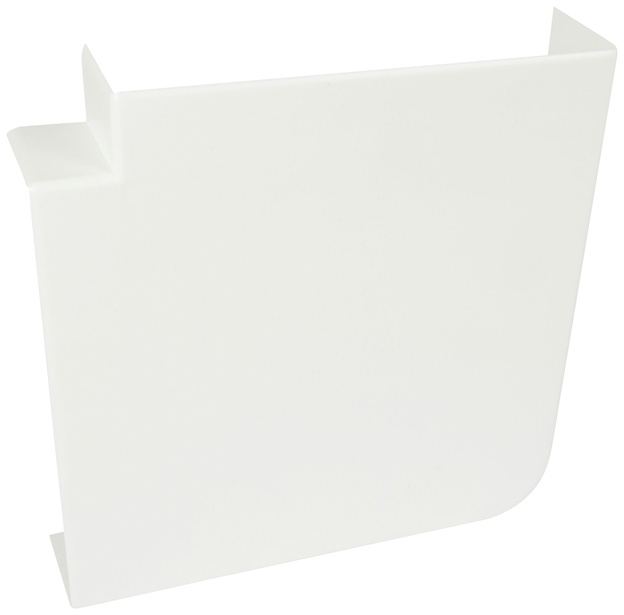 Flachwinkel HF 90° 190×50mm Kunststoff weiss IP3X