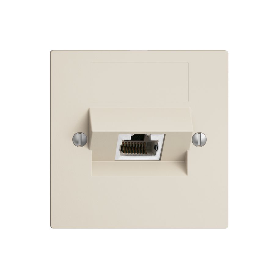 Einsatz zu UP-Anschlussdose 1×RJ45/s 4P ITplus EDIZIOdue crema