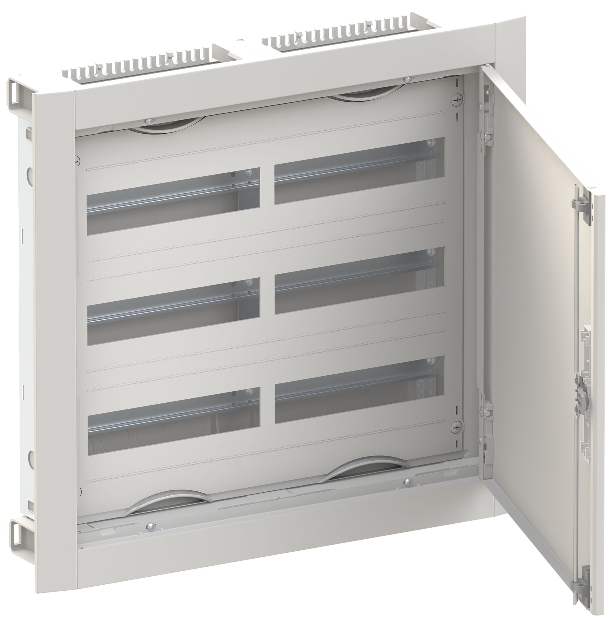 Distributeur ENC ABB ComfortLine 3 rangées 72UM avec porte 615×564×125mm
