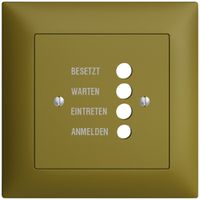 UP-Frontset EDIZIOdue olive 88×88mm für Türstation 1334.D