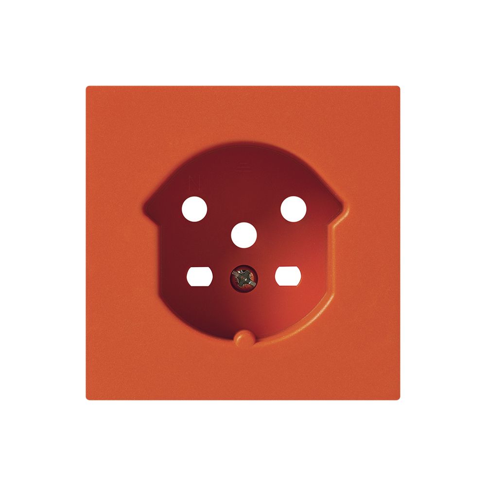 Frontset HA kallysto für Steckdose Typ 15 mit Steckklemmen orange