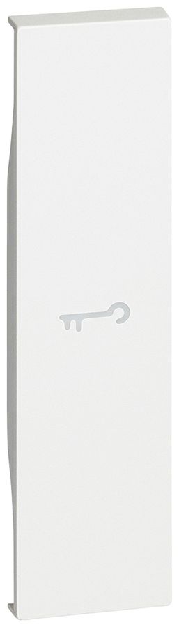Cache de touche Living Now 1 module illuminable avec symbole clé blanc
