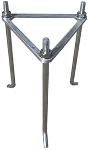 Kit d'ancrage pour béton SG Opus aluminium/acier affiné 225×175×225mm