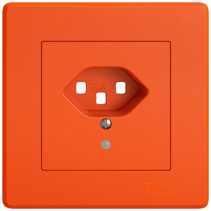 UP-Montageset EDIZIO.liv SNAPFIX® für Steckdose T23 mit Frontlinse or