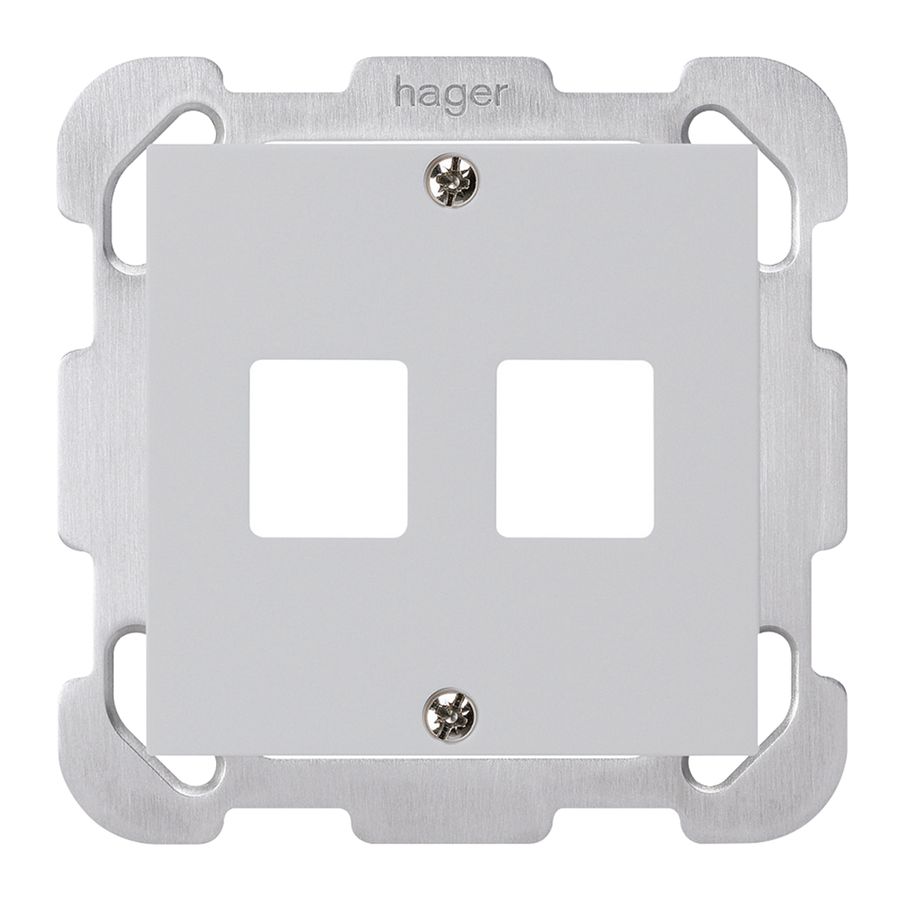 UP-Frontset HMS kallysto B für 2 Module hellgrau