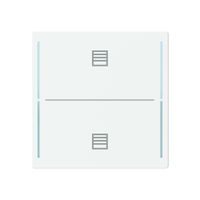 Tasterabdeckung ABB SIDUS touch 2-fach "Taster-Jalousie" weiss