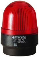 Lampe flash BM 230VAC rouge Ø58mm IP65