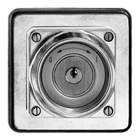 Contact pivot. ENC hum.0<-->1 Al nature avec serrure de sûreté