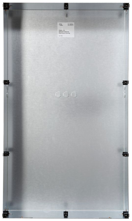 Boîtier ENC Siedle Classic 1× 446×762×175mm argent