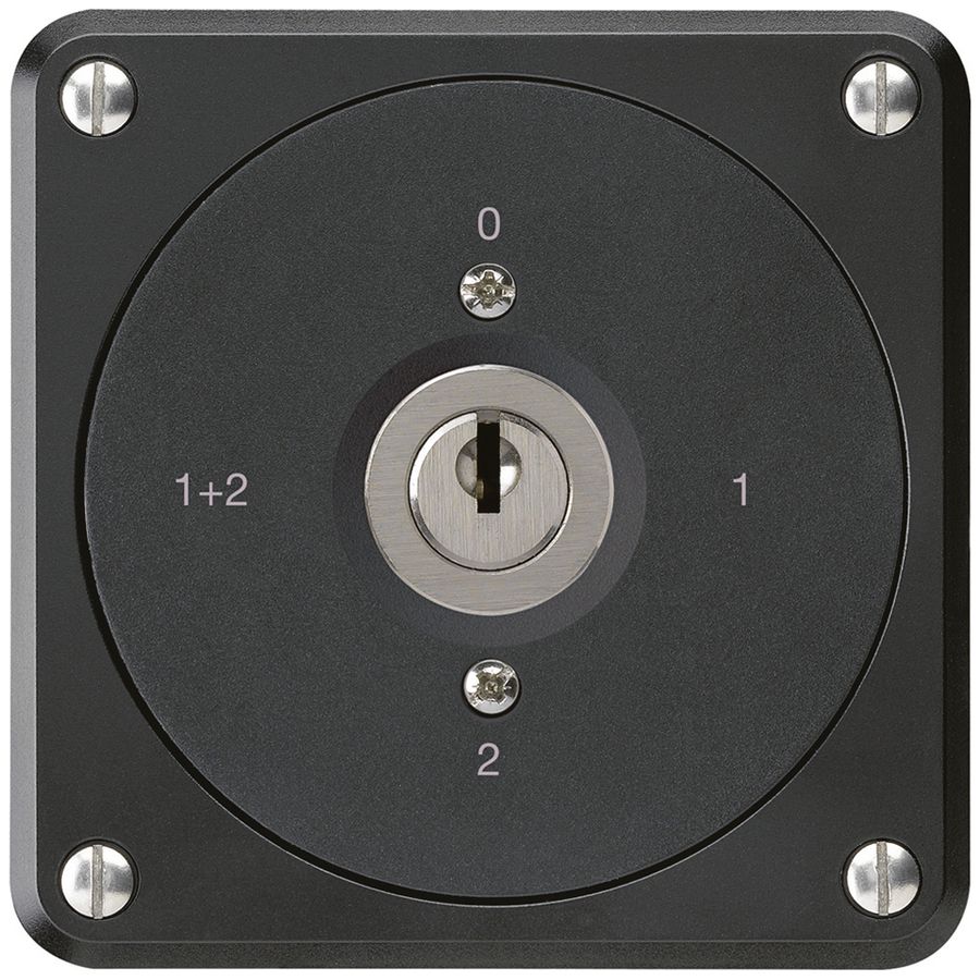 Interrupteur à clé ENC robusto sans clapet 1/1P noir pour combinaison