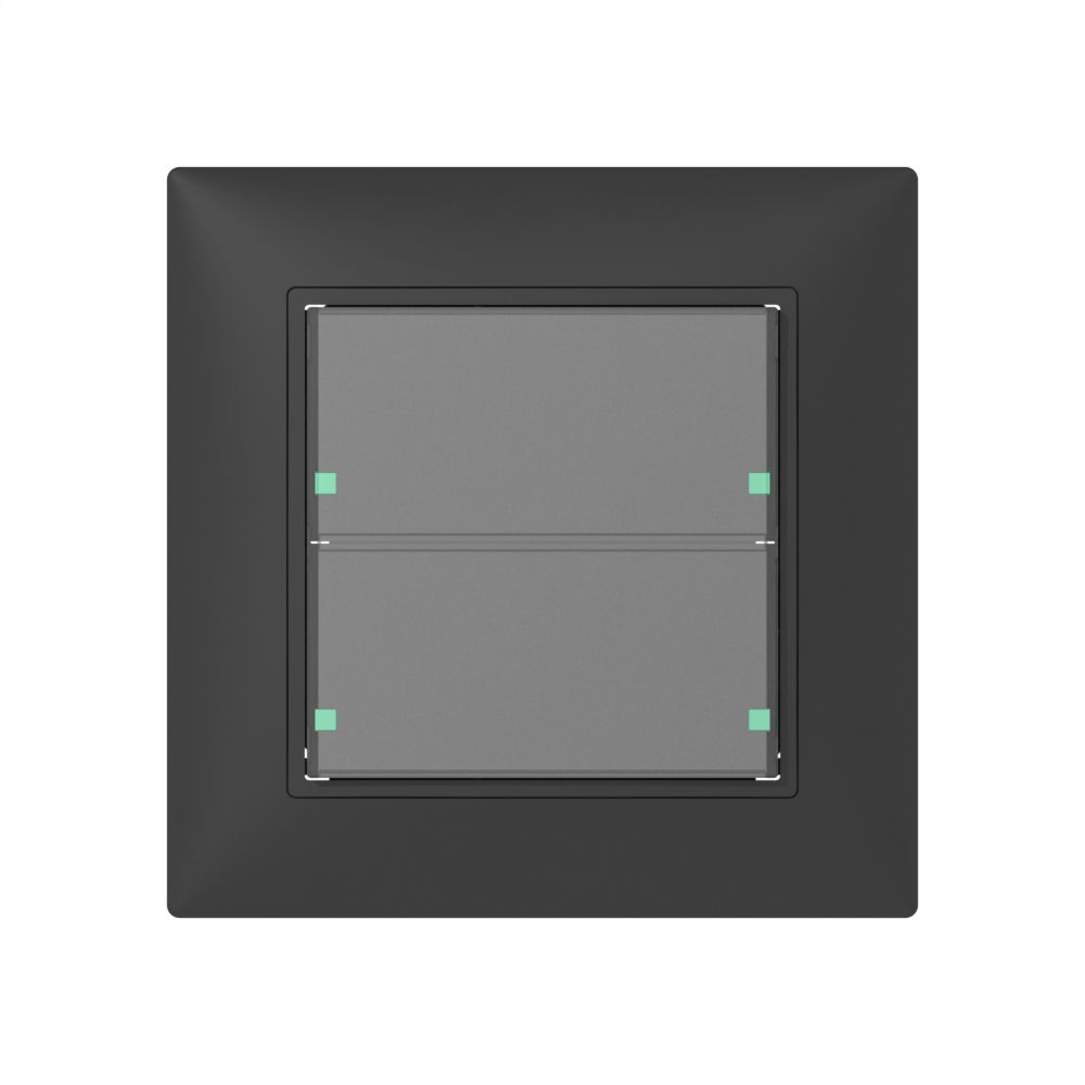 Poussoir ENC SIDUS 2/4 avec LED anthracite