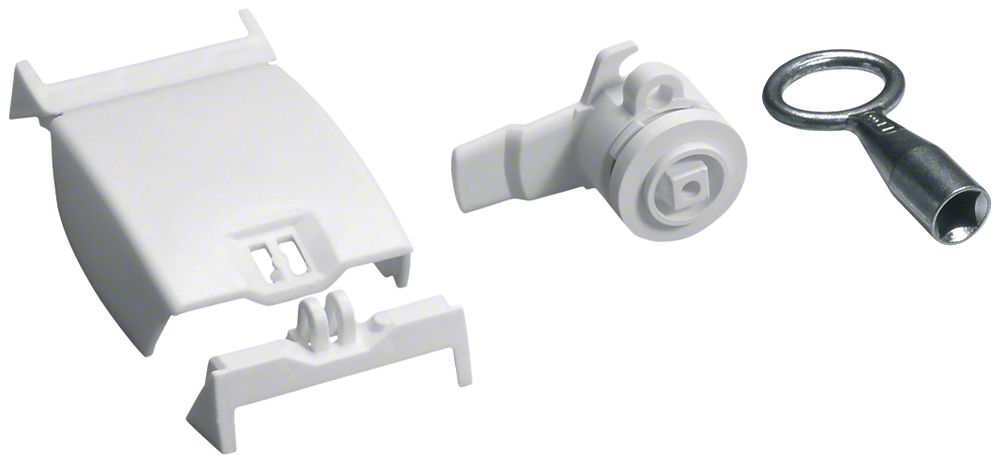 Serrure carré Hager univers avec capot plombable 8mm