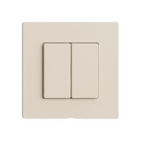 Commande pour interrupteur EDIZIOdue Wiser 2c 2t cr