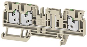 Durchgangs-Reihenklemme WM SDT 3C 0.5…2.5mm² 20A/500V Snap-in TH35 be