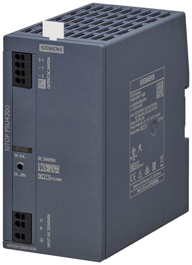 Stromversorgung Siemens SITOP PSU4200 IN: 400/500VAC OUT: 24VDC/10A 240W