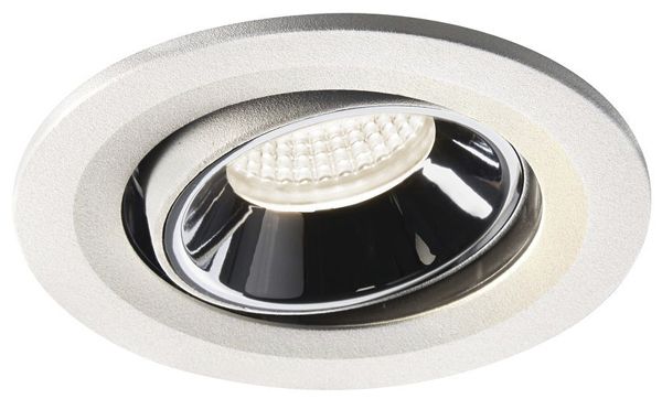 EB-LED-Downlight SLV NUMINOS MOVE S, 8.6W 250mA 750lm 4000K 55° ws/chr
