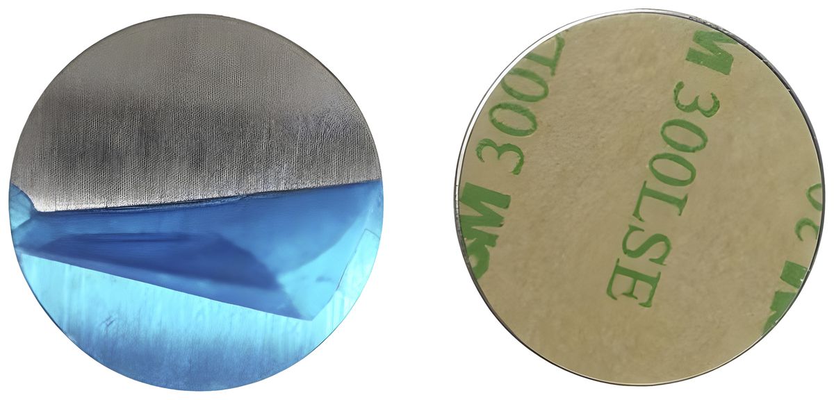 Montagescheibe DOTLUX QUICK-FIX Aluminium Ø20 Silber mit Klebeband 100 Stk