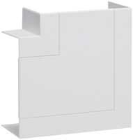 Angle plat tehalit BR 68×130mm couvercle 80mm sans halogène blanc trafic