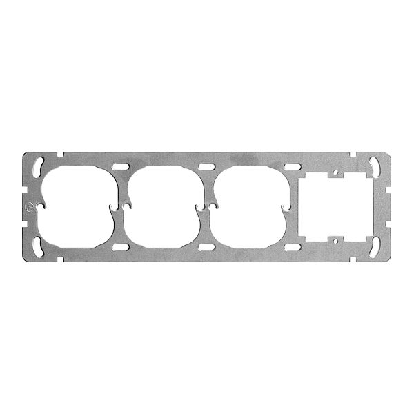 Plaque de fixation 1×4 pour X 1185-freenet 257×77mm, horizontale