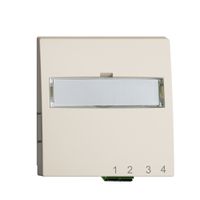 Boîte de raccordement ENC FTTH EDIZIOdue FH 1×LC APC Duplex F crema