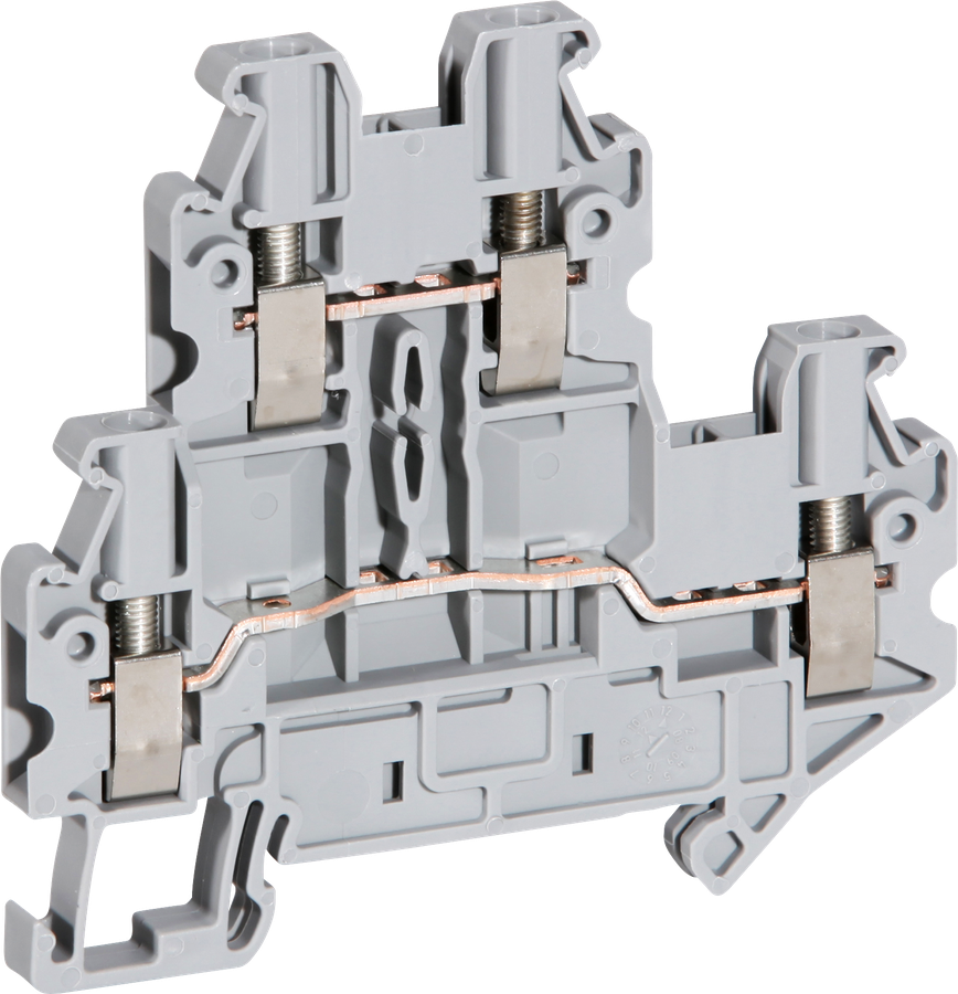 Morsetto 2 piani 0.14…4mm² grigio, UTTB 2.5