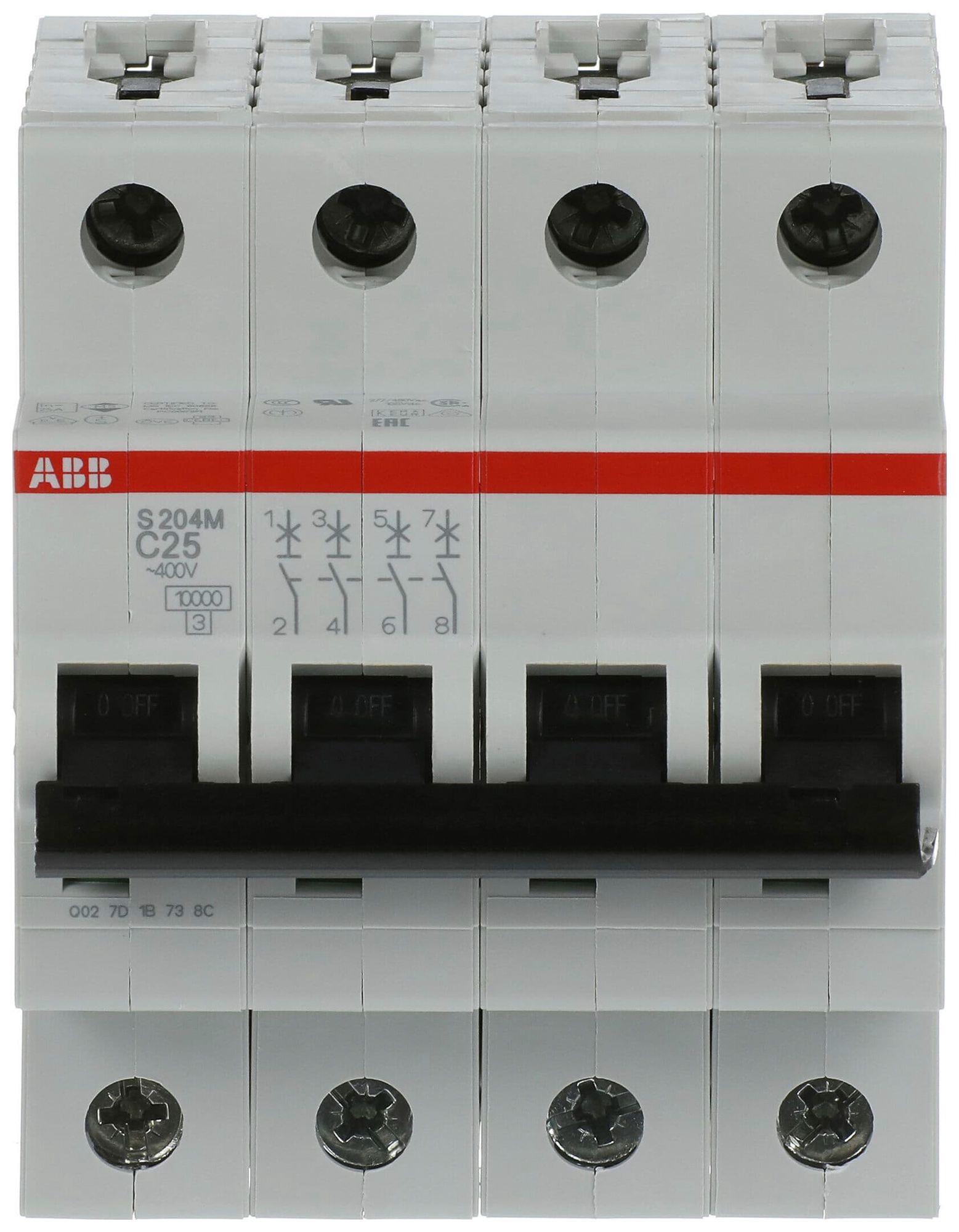 Disjoncteur ABB S204M-C25 25A C 10kA