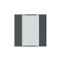 Frontset Hager kallysto 2×KNX systemlink/easylink anthrazit