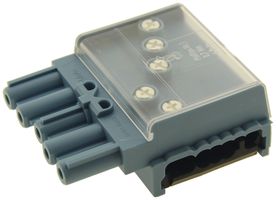 Boîte de dérivation Woertz pour câble plat DALI 3×2.5+2×1.5mm² 5P (bus) C2