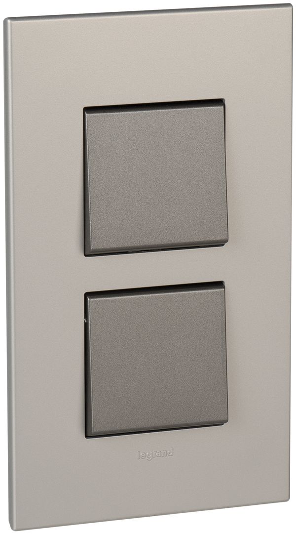 Combinazione INC ATO AR/1L +AR/1L alluminio perla grd.I+I