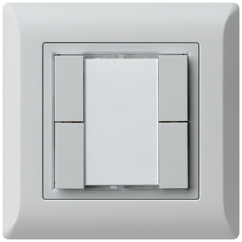 UP-Multifunktionstaster kallysto.line KNX RF 4-fach hellgrau