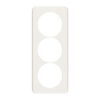 Placca di copertura 3×1 58-58-58mm bianco
