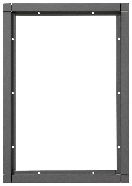 Cornice combinato Siedle, in alluminio, 331×231×15mm, grigio