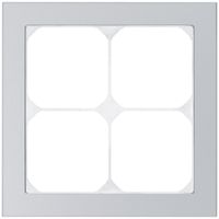 Abdeckrahmen KAL.art 2×2 154×154mm Al natur