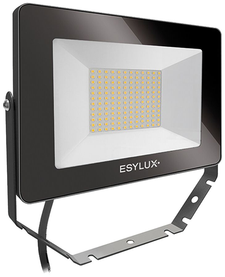 Proiettore LED ESYLUX OFL BASIC, 50W 4000K 5000lm 240×32×170mm IP65, nero