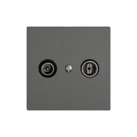 Prise antenne TV-R EDIZIO.liv SNAPFIX® prise de passage 4dB grf