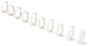 Kabelführung ROLINE 45×44×60mm Metall grau 10Stk